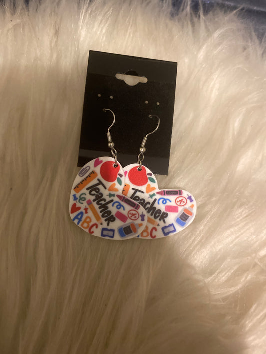 Teacher earrings