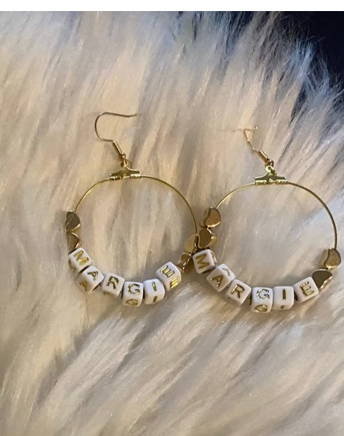 Personalized earrings