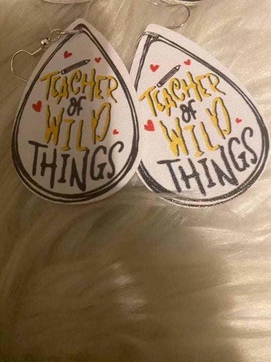 Teacher earrings