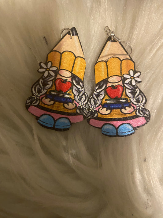 Teacher earrings
